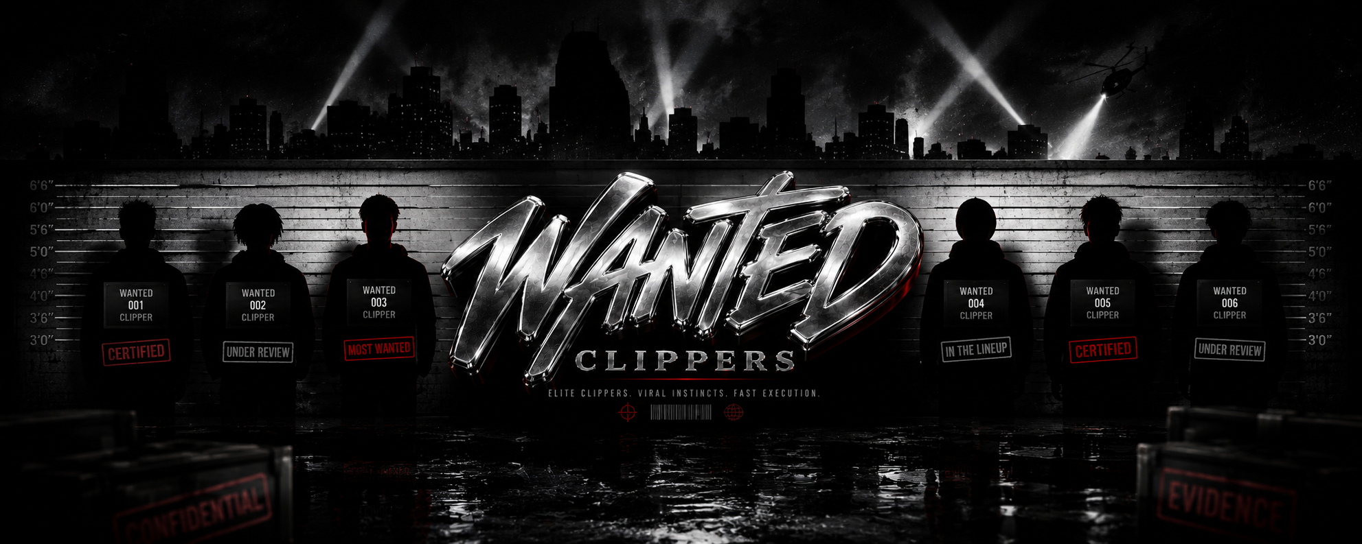 Wanted Clips Banner